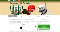 Desktop Screenshot of greeniespillpockets.com
